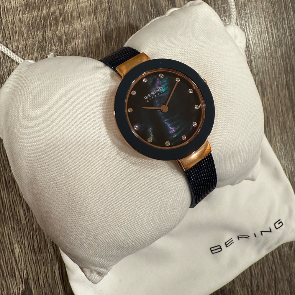 Never Worn Bering Swavorski Women’s Watch